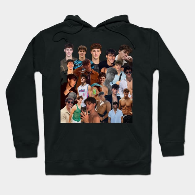 noah beck photo collage Hoodie by Photo collages